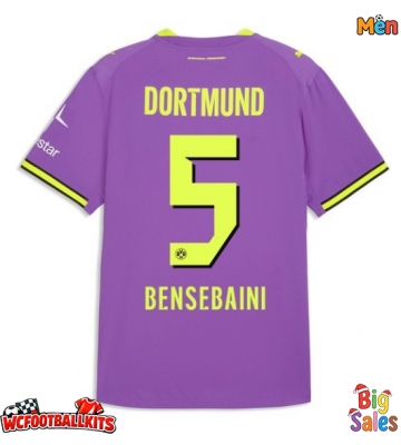 Borussia Dortmund Ramy Bensebaini #5 Replica Third Stadium Shirt 2026-27 Short Sleeve